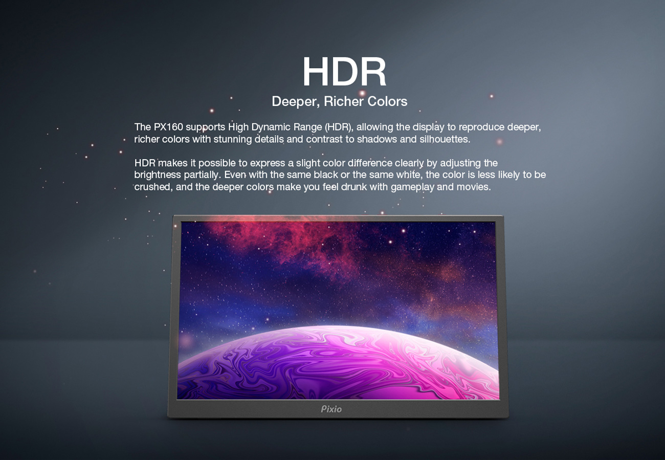 Pixio PX160 Portable Display